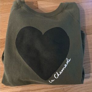 Sezane La Chamade Sweatshirt Green